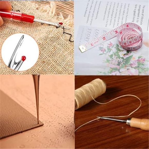 37 Pieces Leather Sewing Kit, Leather Sewing Repair Kit - Picture 4 of 6